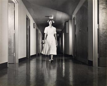 O. WINSTON LINK (1914-2001) A binder with 37 crisp photographs documenting a hospital in New York City.